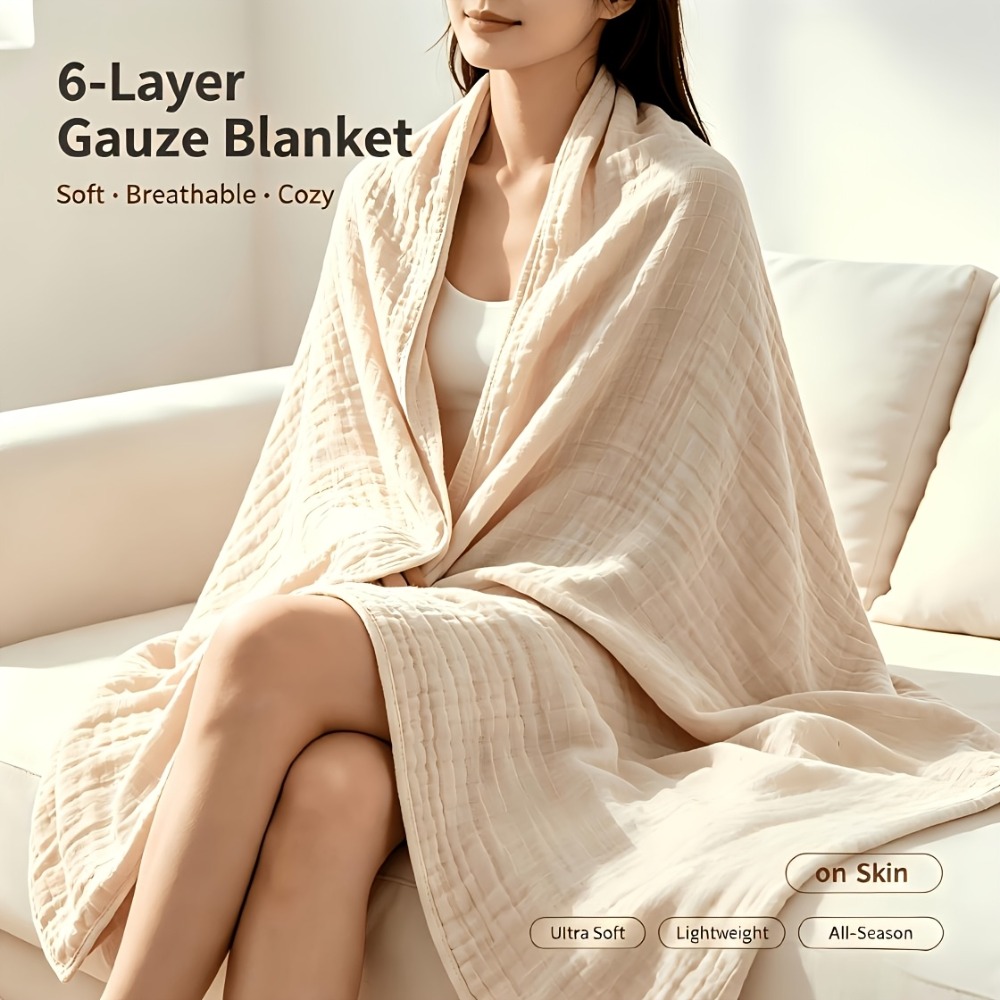100% Cotton Muslin Blankets Li - đánh giá và giá Muslin Cotton Bedspread