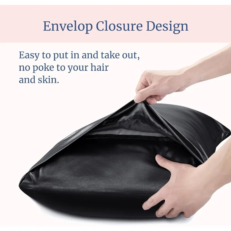 1/2pcs Multi-size Satin Pillow - đánh giá và giá Satin Silk Pillowcase Hair Skin