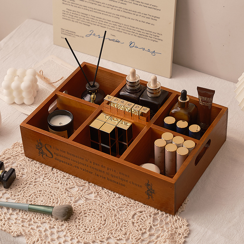 Zakka retro wooden portable si - đánh giá và giá Storage & Organization