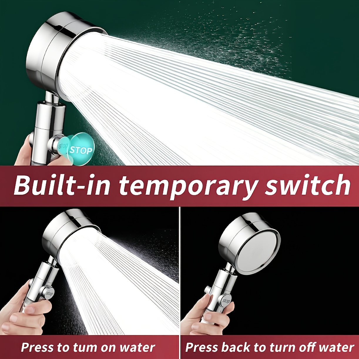 Visible Filter Window High Pre - đánh giá và giá High Pressure Shower Head Handheld