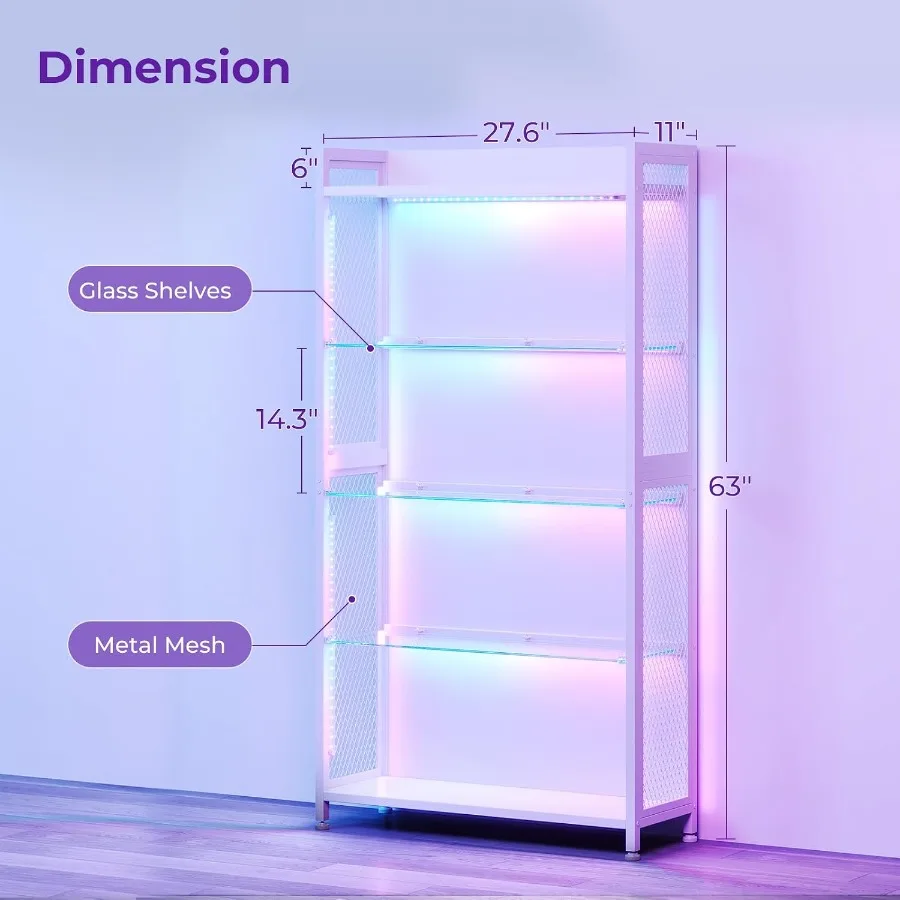 Display Case with Open Glass S - đánh giá và giá Lighting