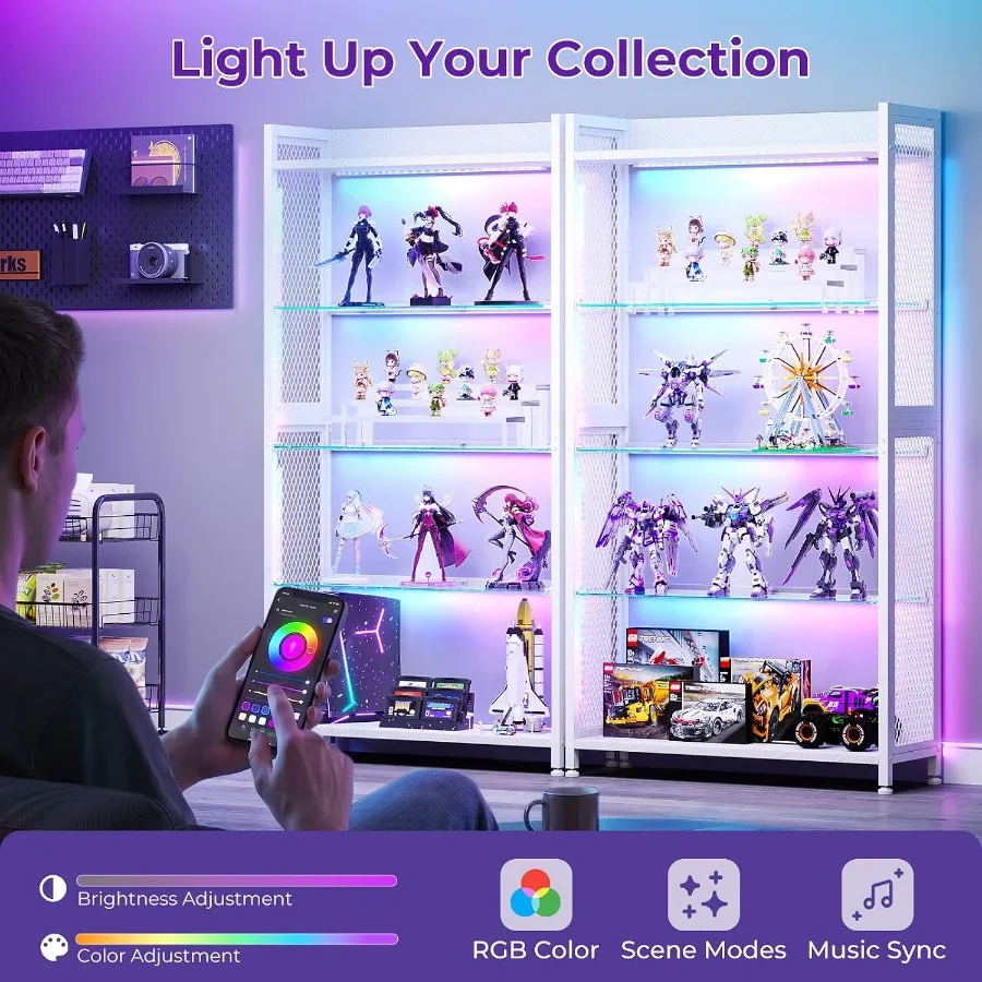 Display Case with Open Glass S - đánh giá và giá Lighting