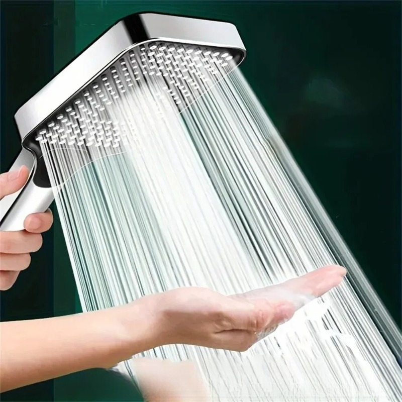 Square Handheld Showerhead 3 S - đánh giá và giá High Pressure Shower Head Handheld