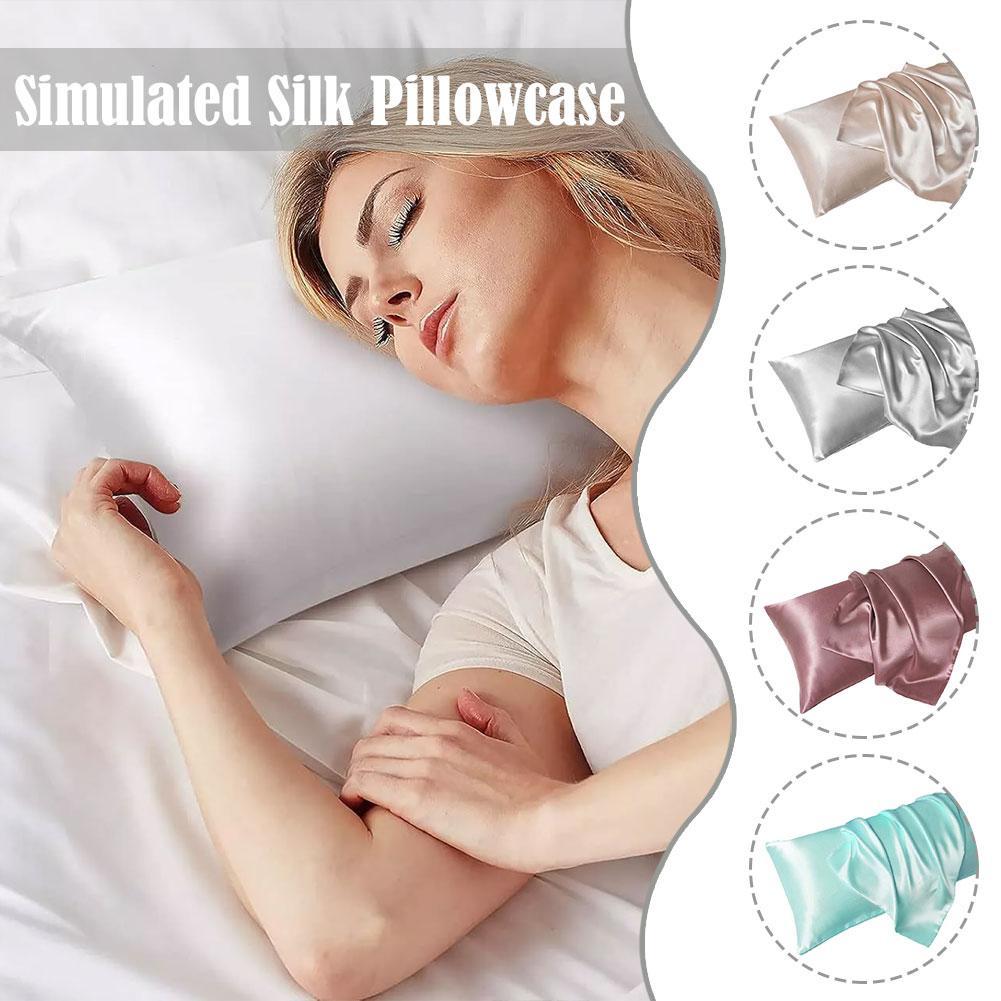 Luxury Satin Pillow Case For H - đánh giá và giá Satin Silk Pillowcase Hair Skin