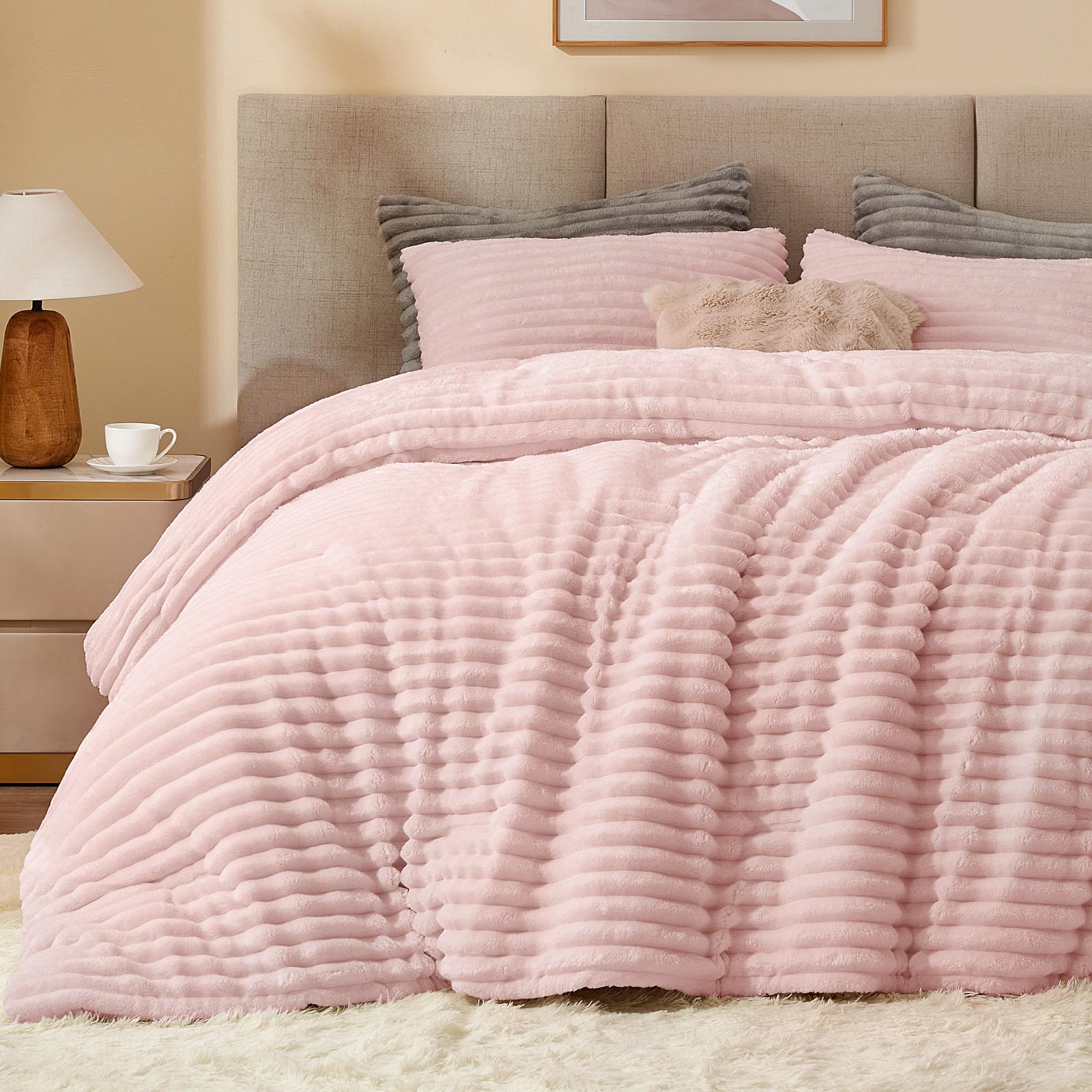 Super Soft Fluffy Fleece Comfo - đánh giá và giá Fluffy Fleece Comforter King Size