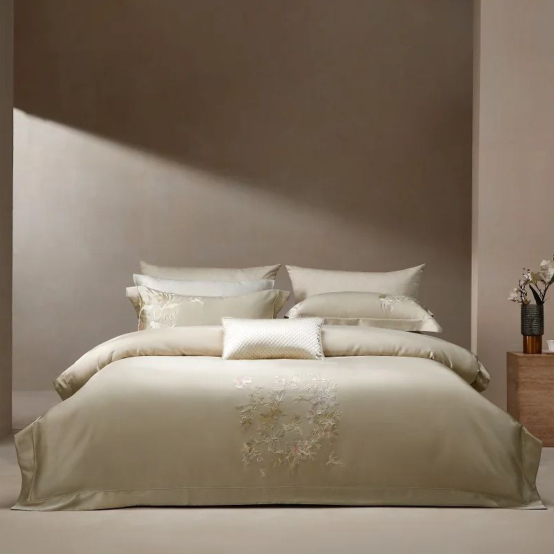High Precision Brocade Lyocell - đánh giá và giá Aesthetic Floral Duvet Cover