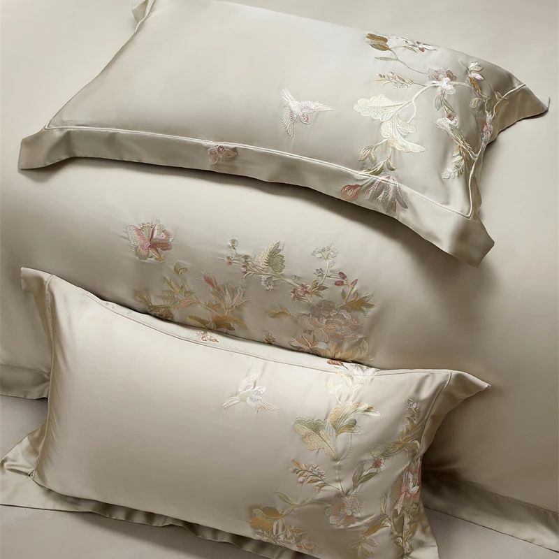 High Precision Brocade Lyocell - đánh giá và giá Aesthetic Floral Duvet Cover