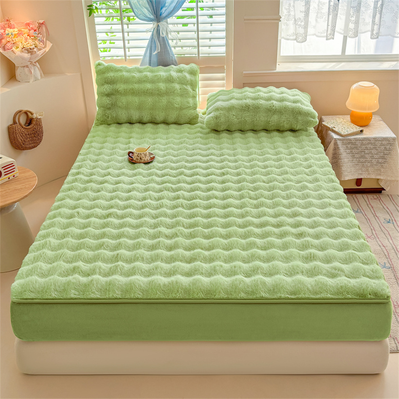 Winter Warm Faux Rabbit Fur Pl - đánh giá và giá Fitted Bed Sheets Deep Pocket